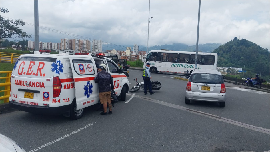 Accidente atendido por el GER.