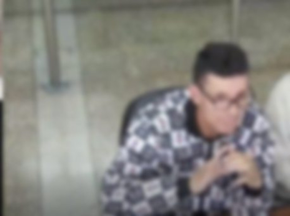 Colla, el capturado, en audiencia.