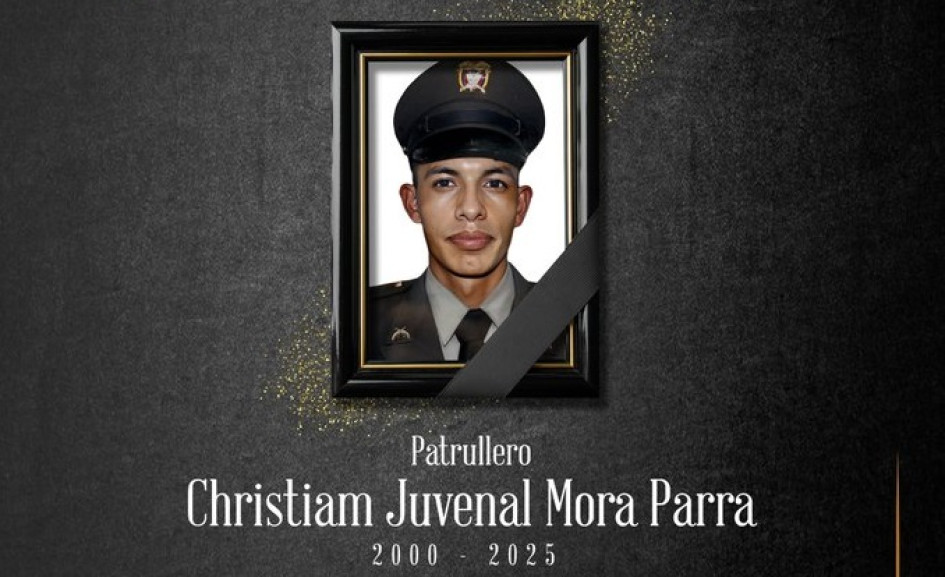 Christiam Juvenal Mora Parra murió el pasado sábado tras una emboscada en Córdoba.
