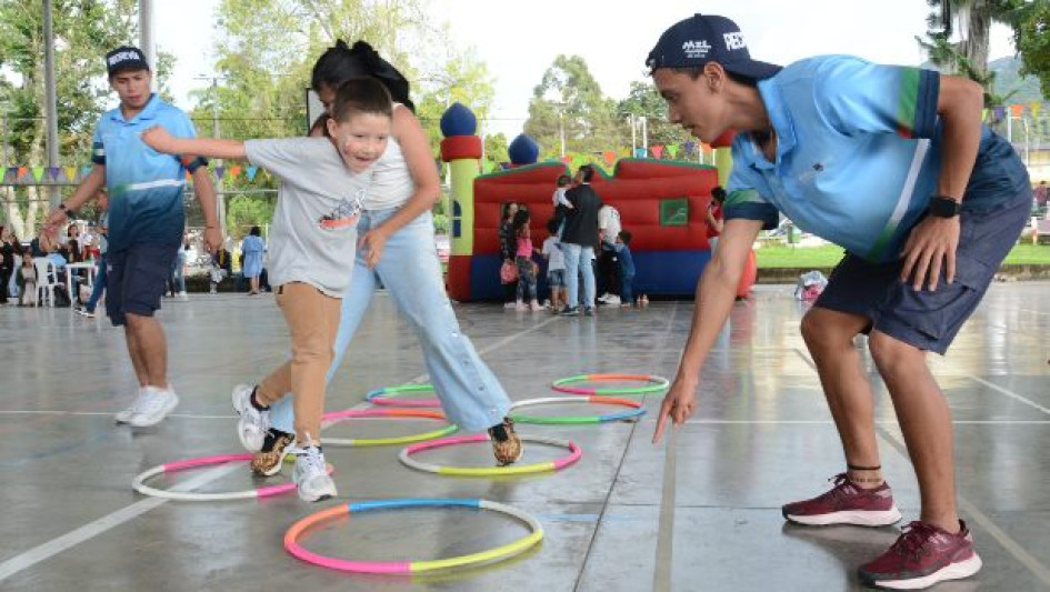 El Día de la Niñez para menores en condición de discapacidad, de Manizales, se vivió el domingo en el coliseo de Aranjuez