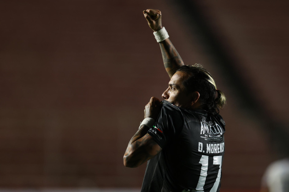 Dayro Moreno consiguió, ante GV San José, el quinto hat-trick de su carrera. Este martes lo hizo con el Once Caldas en la Copa Sudamericana y alcanzó su gol número 153 en el club. En el global de su trayectoria, el artillero acumula 357 tantos.