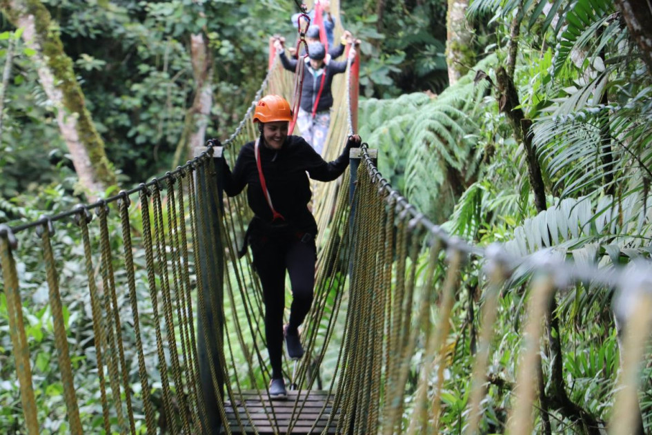 En el ecoparque Los Yarumos hay actividades extremas. 