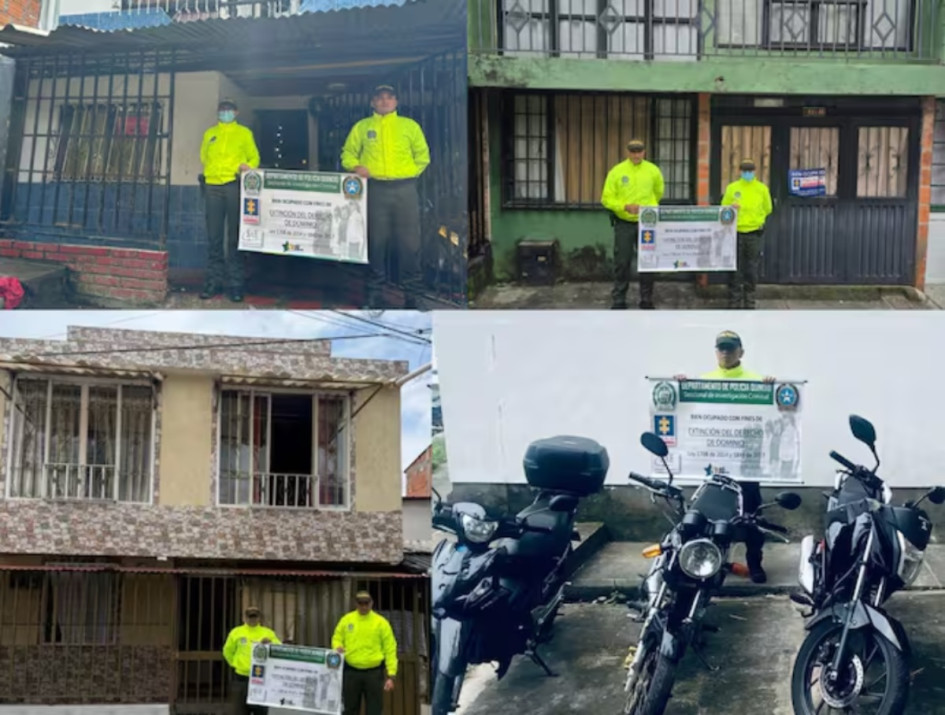 Golpe a la delincuencia en Armenia: Extinción de dominio y capturas a gran escala