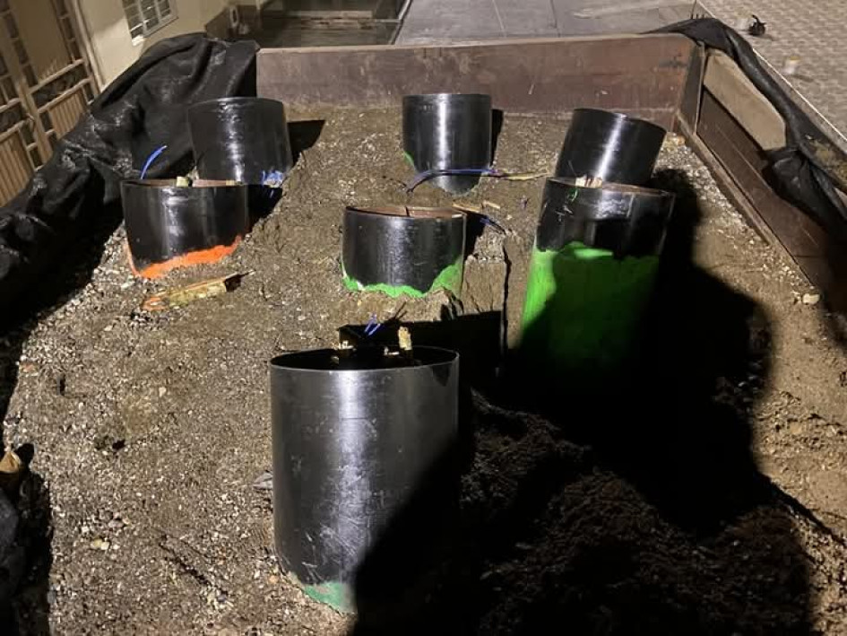 Así estaba acondicionado el pesado vehículo.