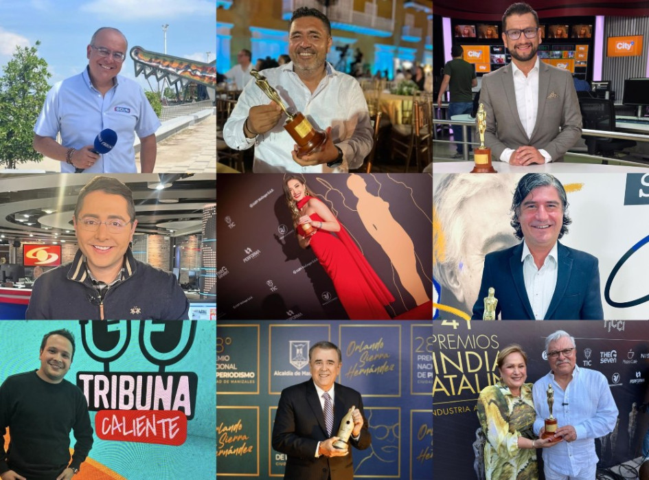 Los caldenses galardonados en los Premios India Catalina. 