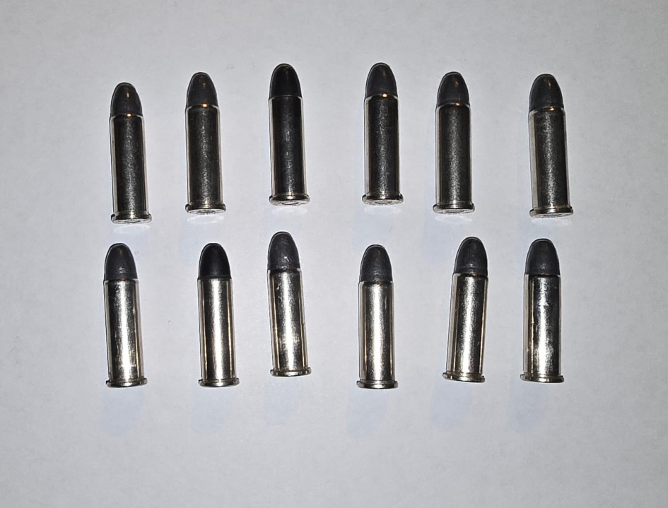 Balas incautadas en La Francia.