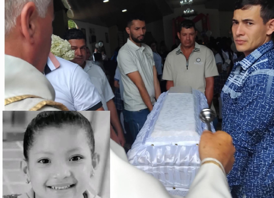 El sepelio de la menor.