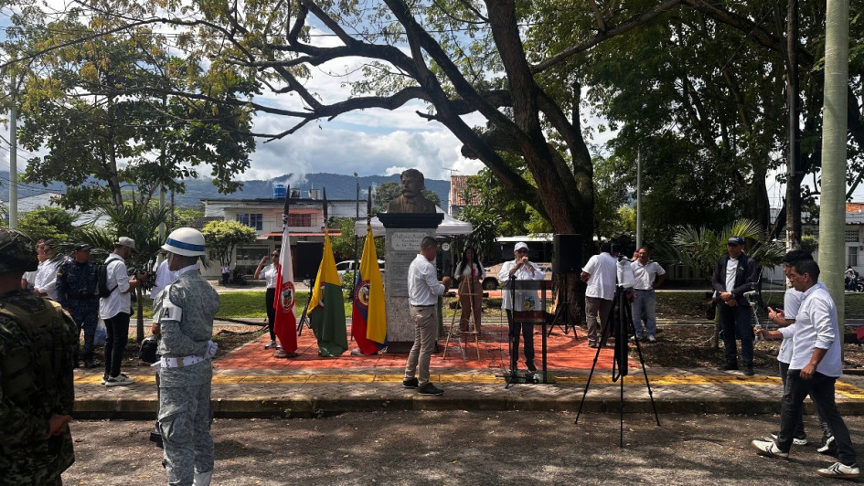 Este viernes se llevaron a cabo los actos centrales de la celebración de los 102 años de vida administrativa de La Dorada.