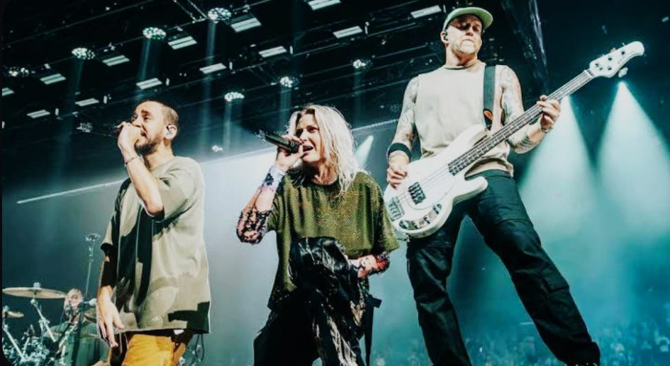 Linkin Park regresó el año pasado con nueva vocalista, Emily Armstrong.