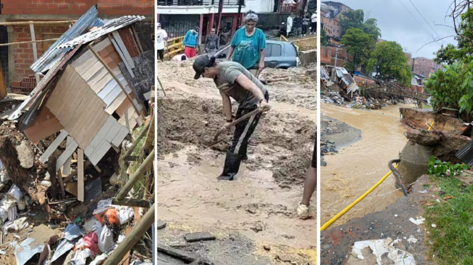 La tragedia ocurrió a las afueras de Medellín, en el sector de Altavista. 