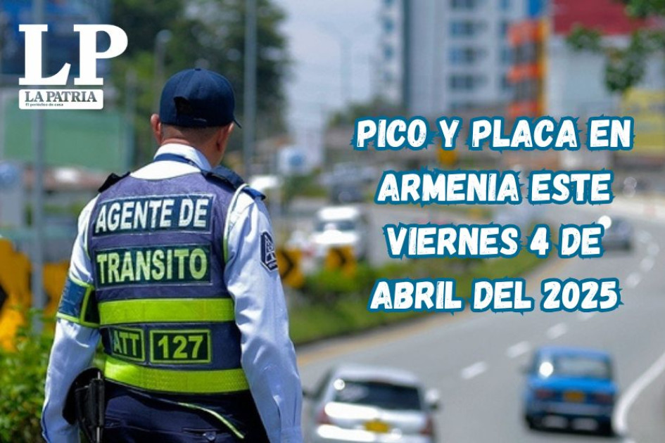 Pico y placa armenia viernes