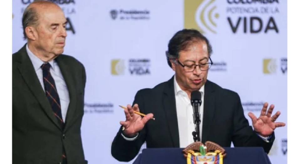 Álvaro Leyva y Gustavo Petro.