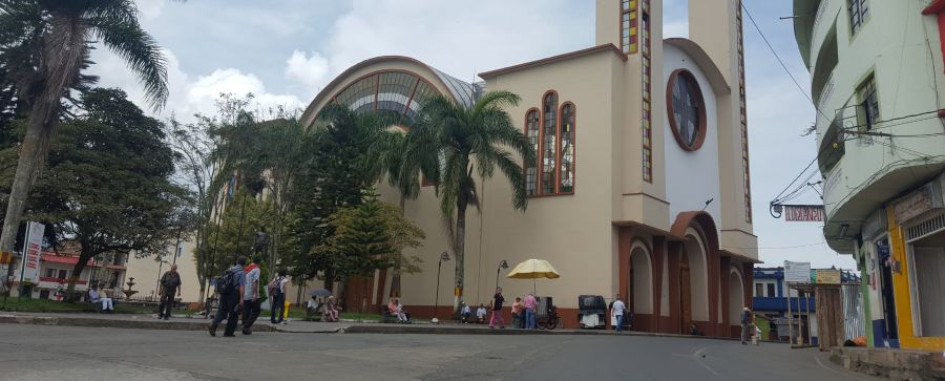 Esta es la Parroquia de Nuestra Señora del Carmen de Anserma.