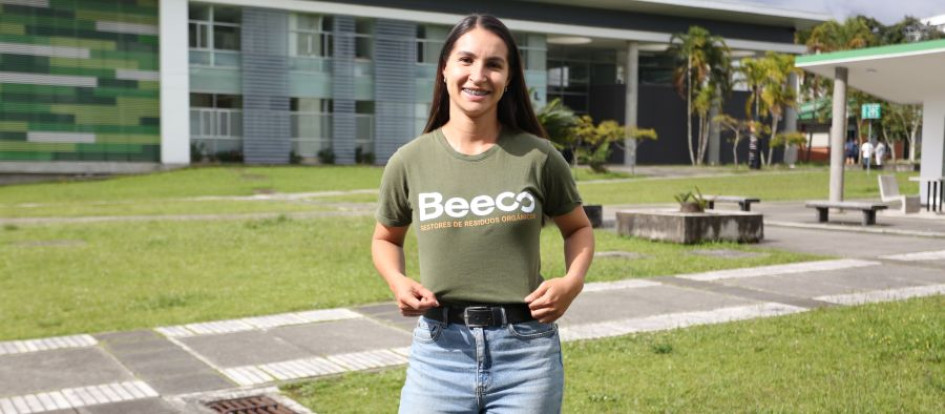 Carolina Gallo es la fundadora de Beeco, una empresa que funciona en la ciudad desde hace cuatro años. 