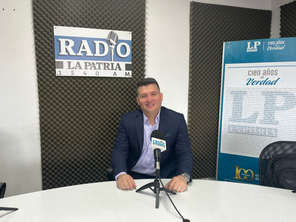 Byron Saltos Borrero, CEO de la empresa manizaleña Visados para USA. ​​​​​​​