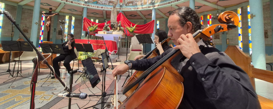 En la mañana de este Lunes Santo fue la presentación en el Santuario de Fátima de Manizales. 