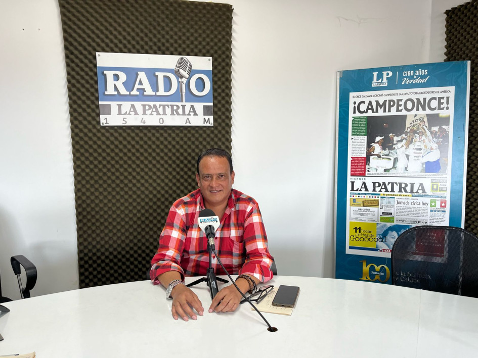 Bernardo Antonio Ocampo Ramos, gerente de la Terminal de Transportes de Manizales. 