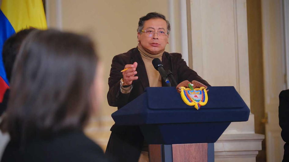 Gustavo Petro, presidente de Colombia.