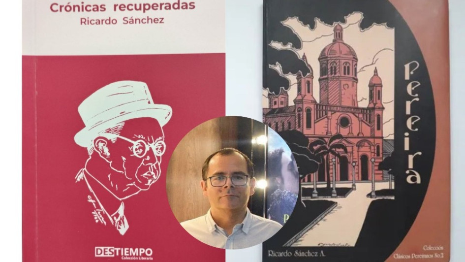 Mauricio Ramírez realizará una charla sobre la obra de Ricardo Sánchez -cronista pereirano del siglo XX- en la biblioteca Comfamiliar hoy 22 de abril a las 7:00 p.m.
