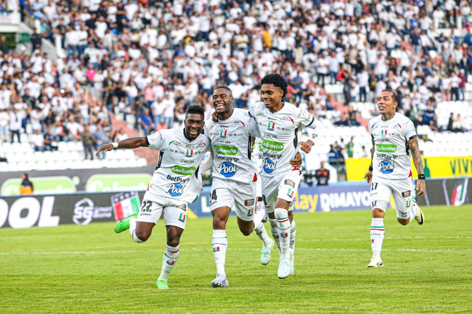 El Once Caldas celebró este sábado su victoria 3-0 ante La Equidad. 