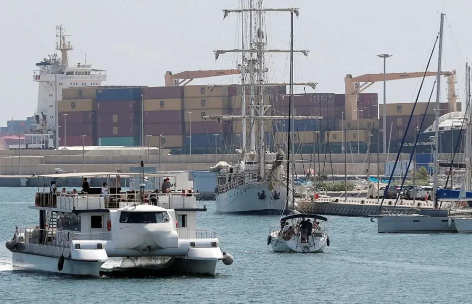 Puerto de Valencia, España, donde llegaban los contenedores con la droga.