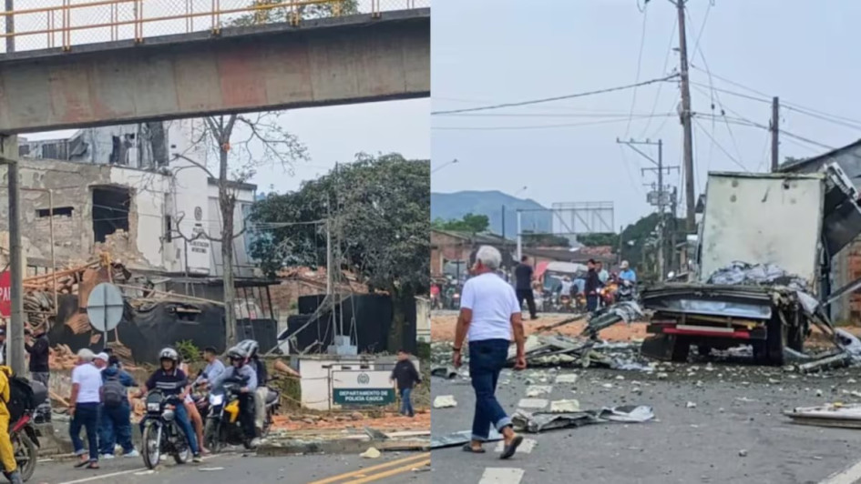 El puesto policial atacado está ubicado sobre la Vía Panamericana, entre Cali, capital del departamento del Valle y Popayán, capital del Cauca.