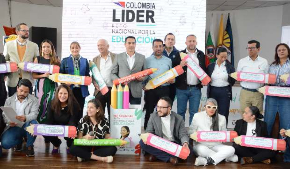 Fotos I Freddy Arango I LA PATRIA  Al Reto Nacional por la Educación se unen autoridades locales y departamentales de Colombia. Se comprometen en trabajar en competencias básicas y socioemocionales, además en pertinencia de la educación para el mercado laboral de los jóvenes.