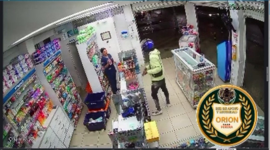 Los hechos sucedieron en una droguería ubicada en el barrio Santa Mónica de Dosquebradas en la noche del martes 22 de abril
