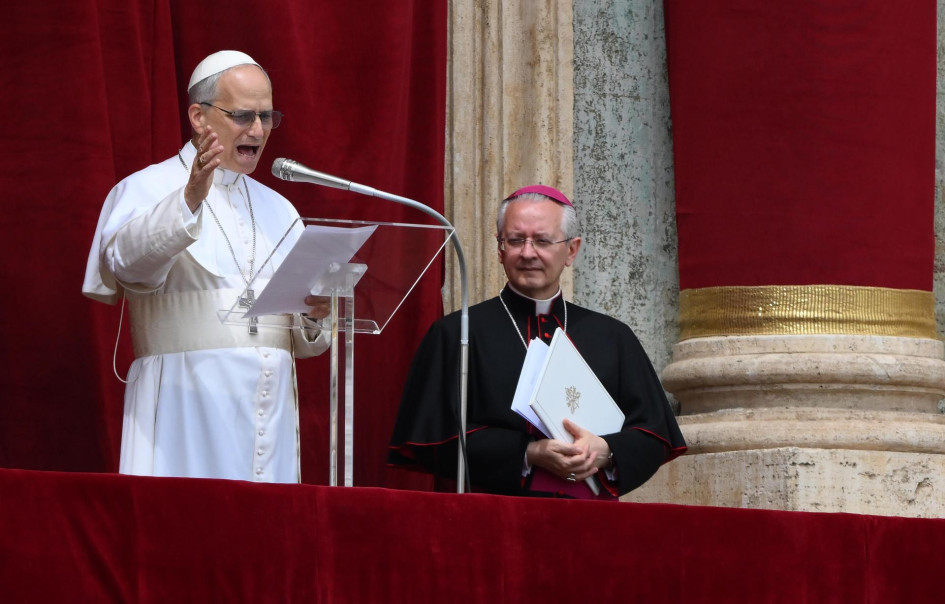 Papa León XIV este domingo, 11 de mayo.