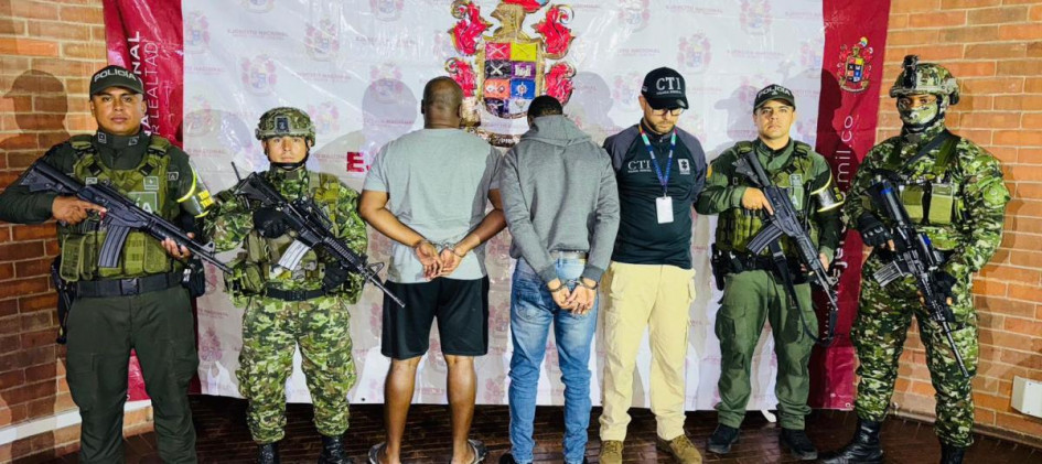 Alias Gazzella y alias Wallis fueron capturados por la Tercera División del Ejército y la Policía Antinarcóticos en Cali.