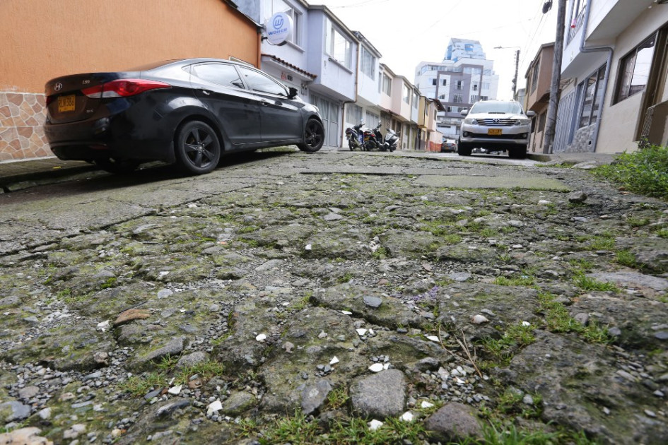 Así se encuentra la calle 47A con carrera 27.