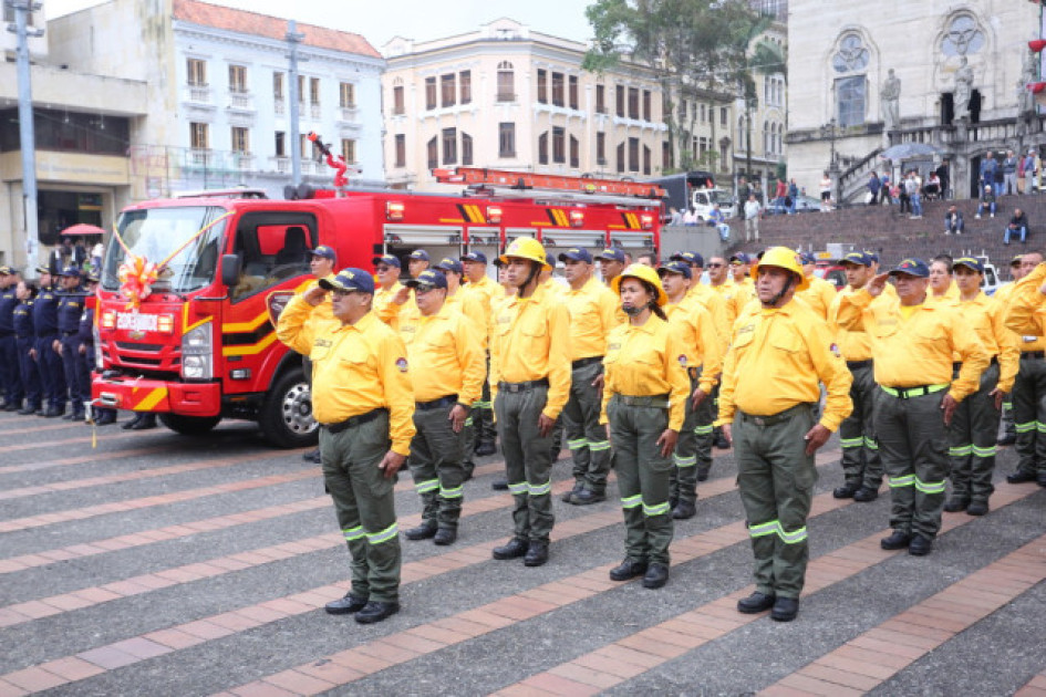 El año pasado, Bomberos de Anserma recibió una máquina extintora. Se esperaba que fueran cuatro las que llegaran.