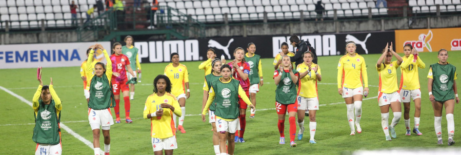 La Selección Colombia Sub-17, que está en el Grupo A