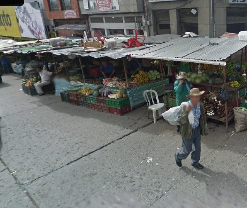 En esta cuadra queda la residencia donde ocurrió el homicidio.