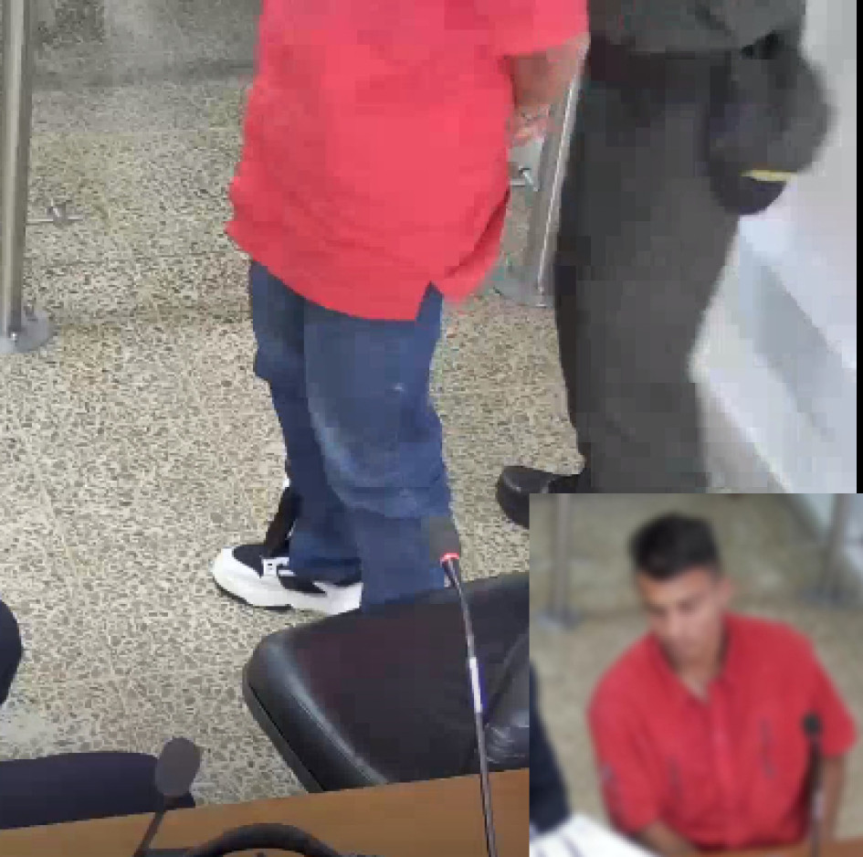 Al señalado de dos delitos lo mandaron a la cárcel este martes.