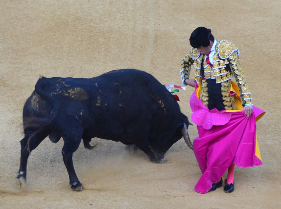 Emilio de Justo, durante su actuación en Valladolid, en la que resultó triunfador.