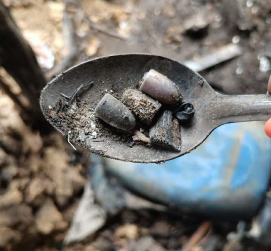 Foto| LA PATRIA  Familiares de los fallecidos aseguraron en redes sociales que encontraron ojivas en la casa incendiada y partes de los cuerpos.