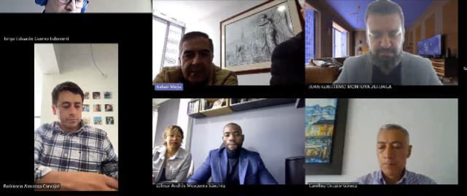 Algunos imputados en la audiencia