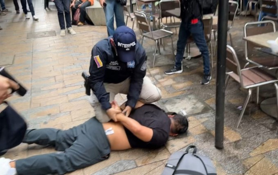 Captura en Medellín de alias Cuchillo.