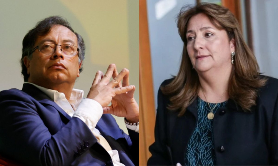 Gustavo Petro y Ángela María Buitrago.