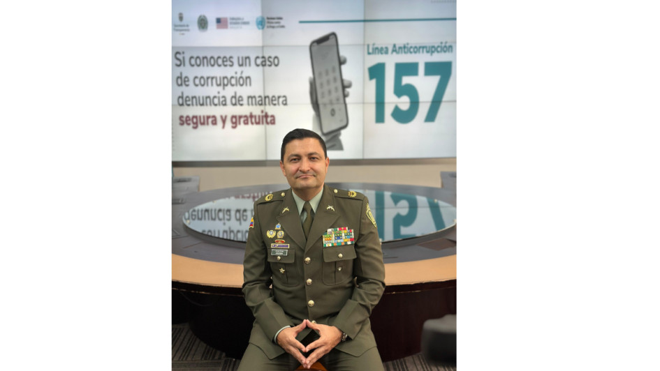 Con la línea 157, la Policía pretende generar más confianza con la ciudadanía para que denuncie actos de corrupción de manera anónima.