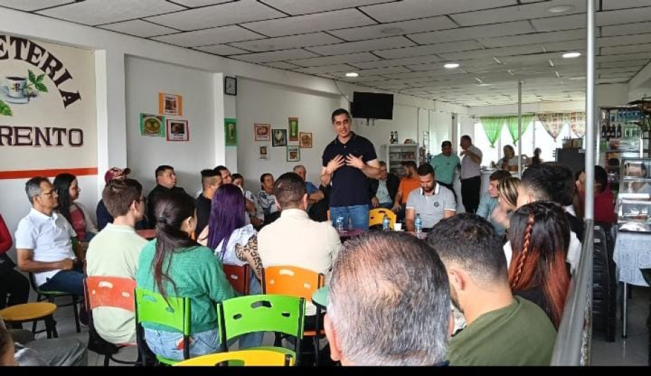 El partido Gente en Movimiento tuvo una reunión política en días pasados en Bolivia, corregimiento de Pensilvania (Caldas).