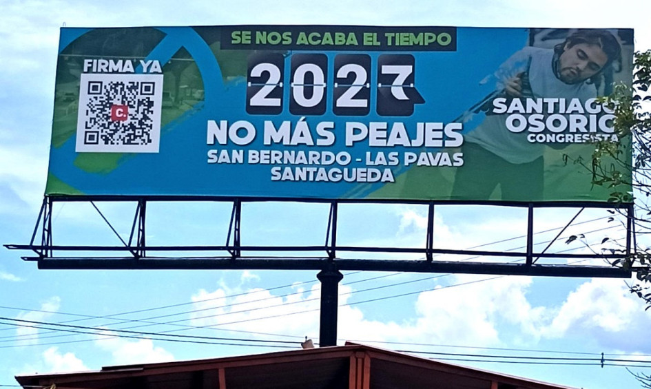 Santiago Osorio, representante a la Cámara por Caldas, sigue haciendo una campaña en contra de la ubicación de peajes de Autopistas del Café en el departamento.