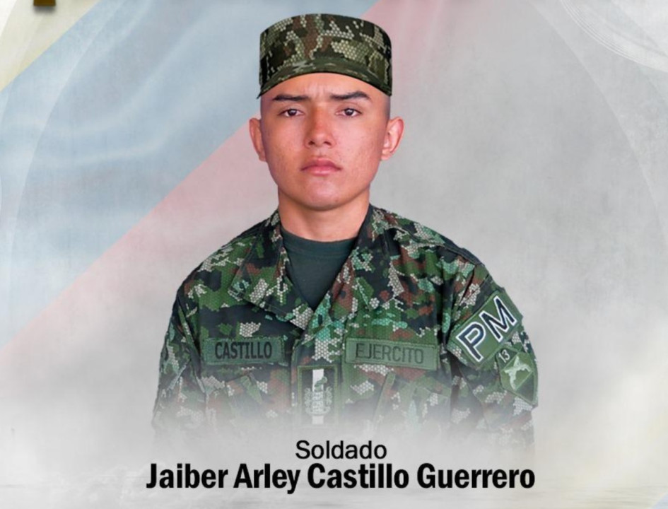 El soldado Jaiber Arley Castillo fue secuestrado en Arauca.