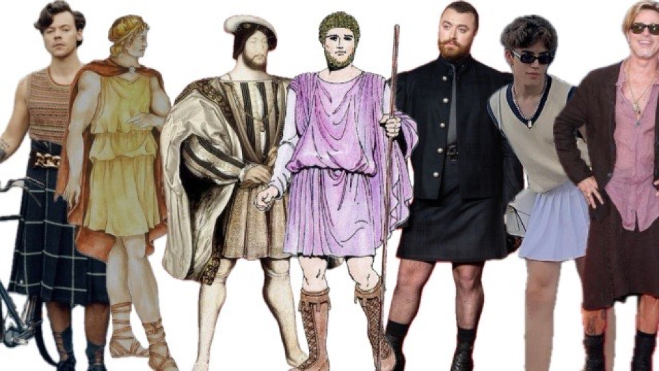 Foto | LA PATRIA   La falda dejó de ser una prenda unisex desde el siglo XIV.