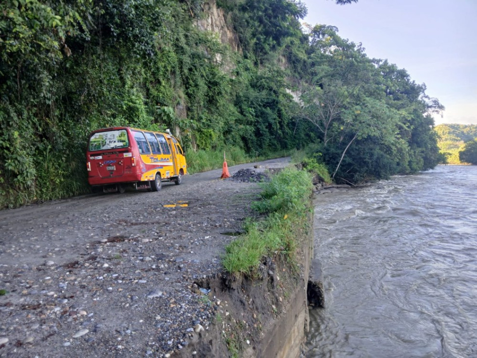 Este es el estado de la vía entre Victoria y La Dorada.
