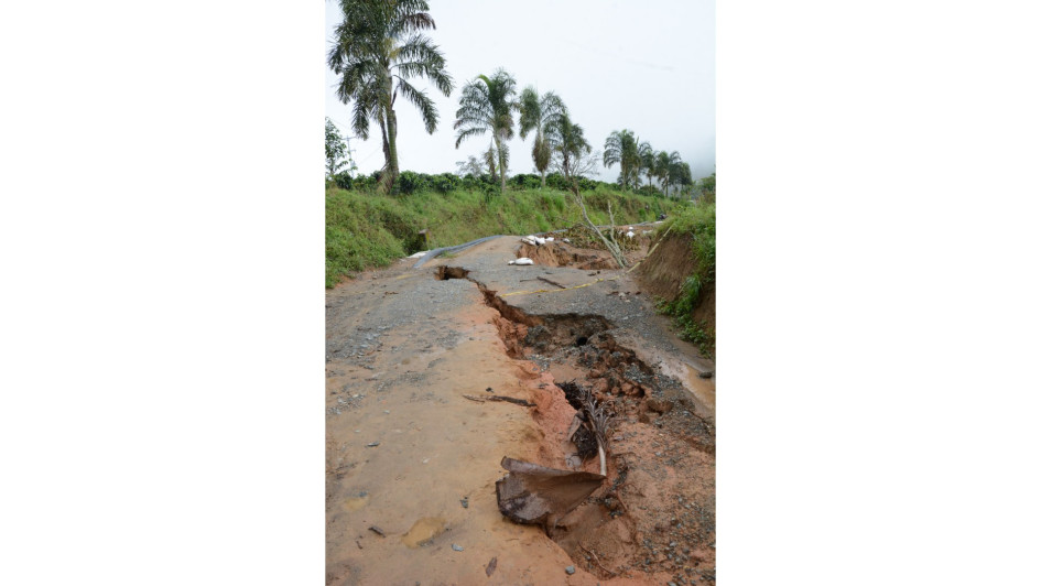 Este es el estado del terreno en este momento.
