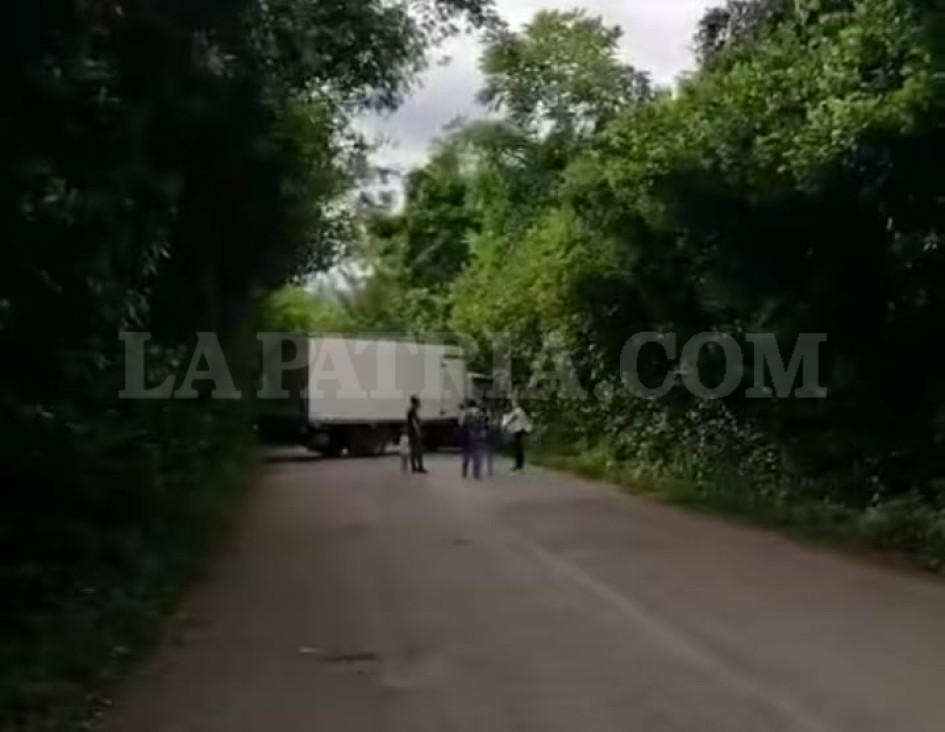 Estos fueron los bloqueos que adelantaron los indígenas en la vía que comunica a Anserma (Caldas) con Pereira (Risaralda).