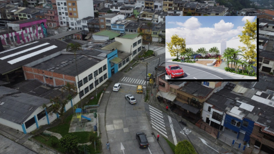 El nuevo bulevar comercial en Manizales incluiría una ciclobanda. Ciudadanos del barrio han denunciado inseguridad en la vía.