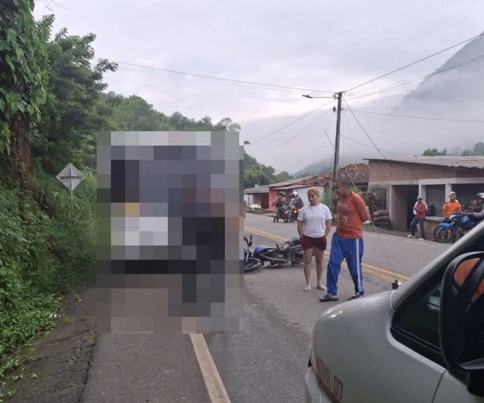 El accidente ocurrió en el sector del puente de cemento en Supía.